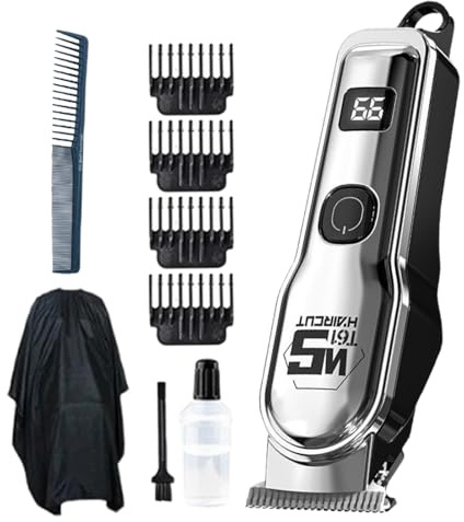 Cortapelos para Hombre - Cortapelos Inalámbricos para Hombre - Herramienta De Precisión Silenciosa Para Estilo Diario En Casa Viaje Campamento Y Estilo Calvo