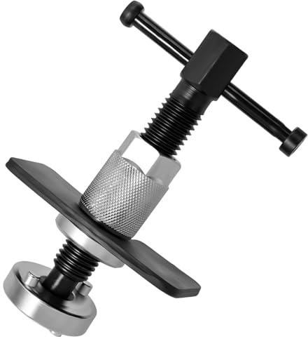Hohopeti Herramienta de Ajuste Ergonómica para Pistón de Freno Herramienta para Discos y Pinzas Dispositivo Resistente para Compresión y Reemplazo Sistemas de Freno Automotriz