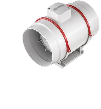 Ménage Ventilateur de conduit Ventilation de conduit en ligne Ventilateur d'extraction Faible bruit Grenier Sous-sol Remise de plantation Cuisine(Moyen)