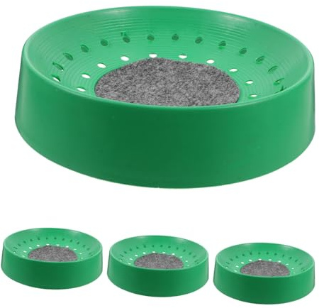 Didiseaon 4 pièces Bol Nidification pour Pigeons Nid Remplaçable pour Élevage de Cailles et Pigeons Bol Sécurisé Facile à Nettoyer pour Incubation et Reproduction