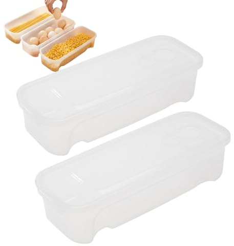 Olla de espaguetis para microondas, caja de alimentos apilable, 2 piezas para microondas con agujeros de drenaje, caja de almacenamiento sellada para fideos, frutas, verduras, fácil de cocinar para