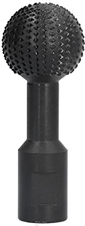 Fresa giratoria esférica Accesorio para carpintería de acero al carbono para pulir grabado Cabezal de pulido en ángulo de palabra clave principal precisa de 5/8 a 11 pulgadas