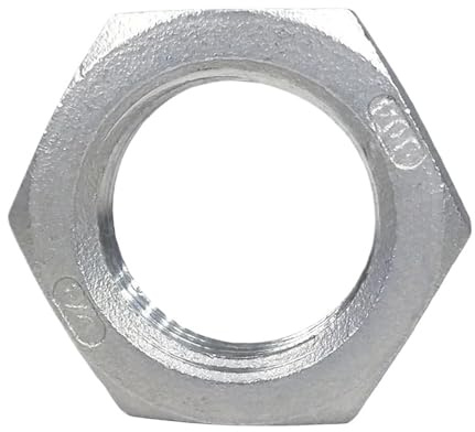 1/8 1/4 3/8 1/2 3/4 1 1-1/4 1-1/2 2 BS Tuerca hexagonal 304 accesorios de tubería de acero inoxidable agua gasóleo(5PCS_3/8)