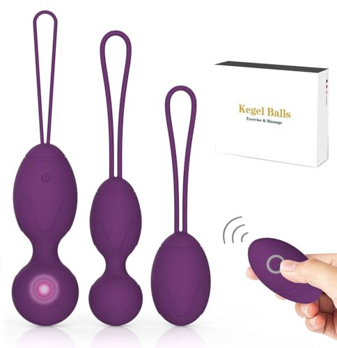 Palline Per il Pavimento Pelvico Set - 2 in 1 Massager Ben Wa per principianti Upgradeed Silicone Wireless Remote Control ricaricabile Pavimento pelvico Esercizio