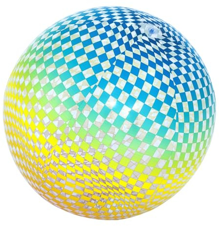 Bestway Coloursphere Large Inflatable Beach Ball 75cm, Extra Large Colourful Prism Pattern for Beach & Pool Fun, Swimming Pool Inflatable