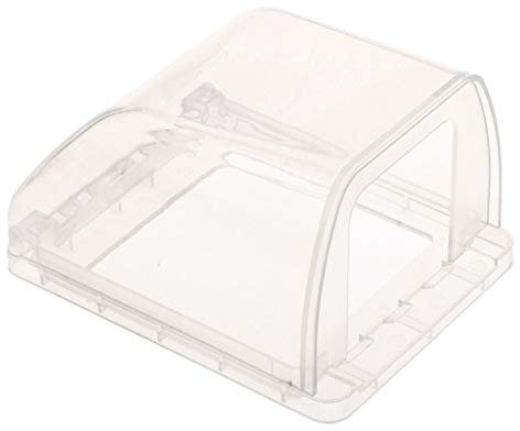 Tubayia Wandschalter Wasserdicht Box Fall Steckdose Schalter Stecker Schutz Abdeckung für Badezimmer (Klar)