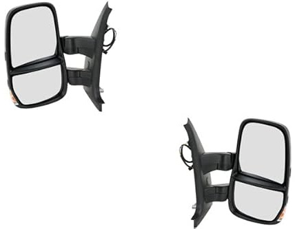 Johns, Lot de rétroviseurs extérieurs pour Iveco Daily III 05/2006-08/11 Noir