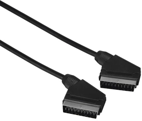 Hama Canestro Scart 1,5 m 21 pin per collegamento TV cavo video nero