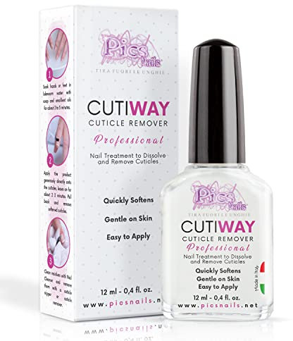 Nagelhautentferner für Hände und Füße, professionell, parfümiert, 12 ml, Cuticle Remover Effektiv, Sanfte Lösung für gesunde und schöne Nägel, Nagelpflege für Maniküre und Pediküre Cutiway