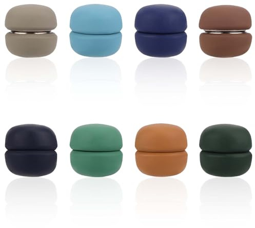 8 Stück Hijab Magneten, Stark Hijab Nadeln Magnet Knöpfe Mehrzweck Hijab-Nadeln Ohne Hängenbleiben Magnetischer Schalverschluss Brosche ohne Nadel für Damen Kleidung Schal (Farbe B) | No-Snag Hijab Pins Magnetischer Schalverschluss Mehrzweck-Brosche ohne Nadeln für Damen Schals Kleidung, Mehrfarbig D