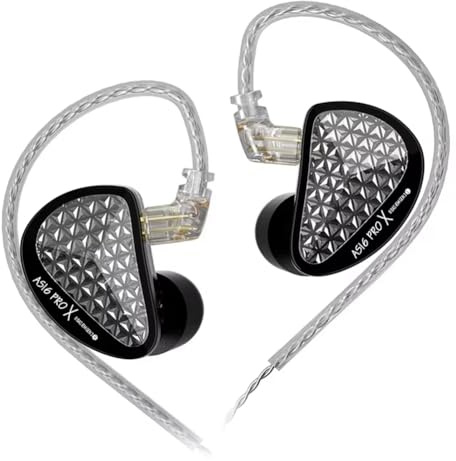 Fangxuee AS16 PRO X 16BA 8 Auricolari in-Ear Bilanciati Cuffie di Alta qualità Audio Cuffie HiFi Monitor Music