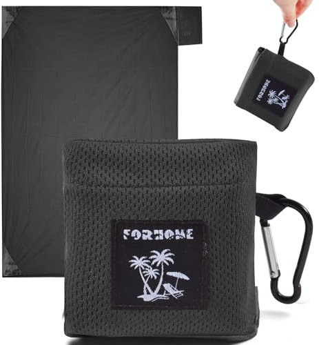 Forhome Mini Coperta da Picnic Tascabile,Telo Picnic Impermeabile,Ultraleggero Tappetino da Spiaggia,70 x 110 cm,Sabbia,Iimpermeabile,Accessori Viaggio & Campeggio & Montagna(70 x 110 cm)