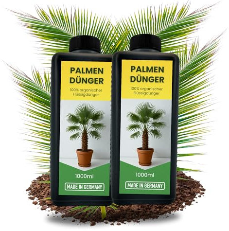 2 concimi naturali per palma di canapa da 1 l, 2 l, fertilizzante per palme di canapa, 2 litri, fertilizzante liquido per interni ed esterni, fertilizzante per piante, fertilizzante per foglie e