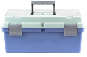 Vuoto Cassetta degli attrezzi for la conservazione delle parti Scatola di riparazione elettrica multifunzionale Cassetta degli attrezzi for l'arte del disegno Scatola di smistamento in plastica portat