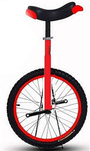 WJYCGFKJ Einrad 18 Zoll Einrad Balance Training Einradständer Höhenverstellbar Robuste für Erwachsene Kinder und Profis Outdoor Sportarten, Balancebike für Anfänger, Unisex Outdoor Cycling -Übung