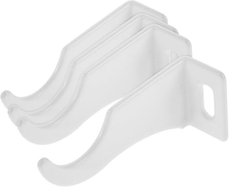 TOYANDONA Crochets de Fixation Radiateur en Pvc Polyuréthane, Lot de 4, Haute, Installation Facile, Support Mural pour Radiateur