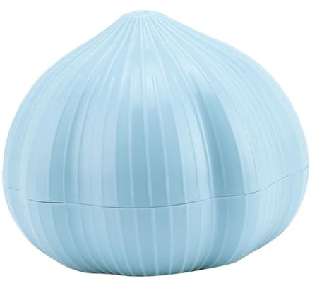 DOITOOL Presse-ail Rotatif Manuel Multifonction Broyer Ail Poivre Gingembre Ustensile la Cuisine Maison Léger Compact Bleu Clair