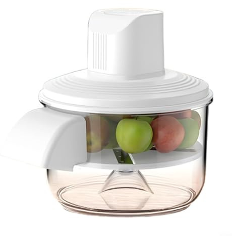 GLFLOW Electric Potato Peeler, Electric Fruit And Vegetable Peeler, Rechargeable Stainless Steel Blade For Potatoes And Grapes, Easy Clean(White)