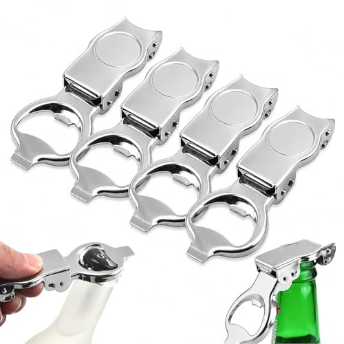 2 Stück Bierflaschen Verschluss,Flaschenöffner,Bierflaschenverschluss | Flaschenverschluss Bierflaschen,Bieröffner,Klappbarer Bieröffner,Verschluss Für Bierflaschen, Für Home Bar Camping Pub Outdoo