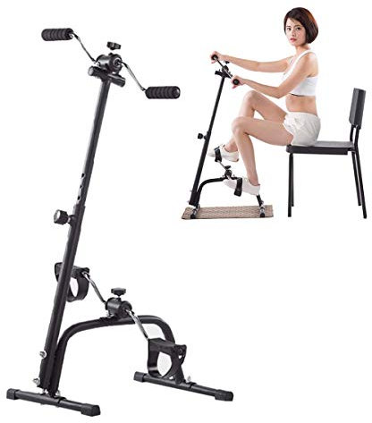 ZXLLAFT Mini Stepper, Fitness Stepper Machine Step Oberes und Unteres Trainingsgerät, Einstellbarer Widerstand, Pedal Bike für das Heimtraining
