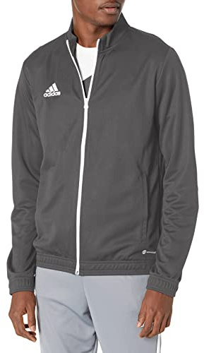 Adidas Mens Entrada 22 Track Jacket Team Grey Four Medium