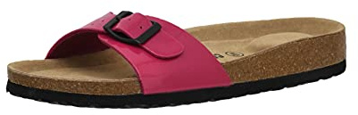 CUSHIONAIRE Women's Luca Cork Footbed Sandal with +Comfort