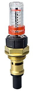 Oniissy 1 Stück Fußbodenheizung Krümmer Durchflussmesser , Krümmer Regler Heizkörper Bodenheizung heizkreisverteiler durchflussmesser flowmeter topmeter DN25