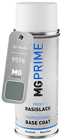 MG PRIME Autolack Spraydose für Skoda 9596 / M7 Agave Grün Metallic