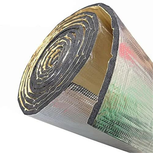 30 Ft Silver Self-Adhesive Reflective Foam Heat Wrap Shield Barrier Tape 6