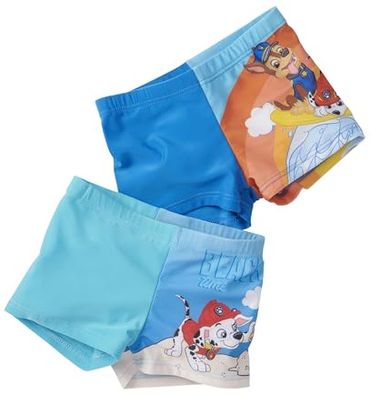 United Labels Paw Patrol - Bañador para niño (2 unidades), color azul, azul, 122-128