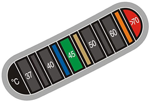 Stick Thermometer Sticker, Bottle Thermometer Sticker, Water Thermometer Strips For Coffee Cup, Temperature Display For Fermenting, Brewing, Wine, Beer, Easy To Use And Accurate