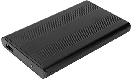 Naroote Disco Duro Externo, Disco Duro Portátil SSD HDD HDD Cubro 2.5 Pulgadas 5GBPS 2TB Capacidad Caso de Disco Duro Anti Estático con Interfaz USB3.0 para (Black)