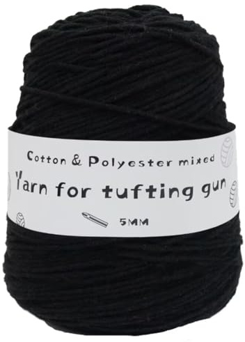 458 g kultuftningsgarn, professionellt 8-lagers tuftat garn för matttuftning, stansnål, 5 mm tjock poke broderitråd, polyester bomull blandad sytråd
