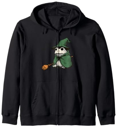Cottagecore Frog Wizard - Camiseta de fantasía caprichosa Sudadera con Capucha
