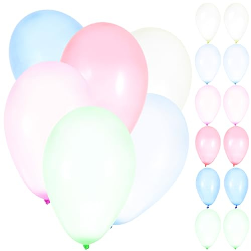 Veemoon Lot de 500 Ballons D'eau en Latex Naturel Multicolores, Ballons D'eau Interactifs pour Jeux et Fêtes en Plein Air, Jouets de Piscine pour Activités Ludiques et Couleur Aléatoire