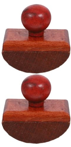 WRITWAA 2 Stück Holz Tintenlöscher im Antiken Stil mit Praktischem Kippmechanismus Vielseitig Einsetzbar für Künstlerische Arbeiten und Schreibzubehör Am Schreibtisch