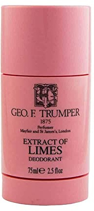 Geo.F.Trumper Extract Of Limes Deodorant Stick 75 ml, soin personnel pour usage quotidien