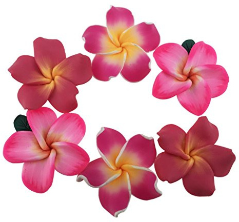 Winterworm 50pcs Mini Artificial Flowers Diameter 3.5cm Handmade Hawaiian Artificial Flower Wedding Birthday Mother's Day Decor