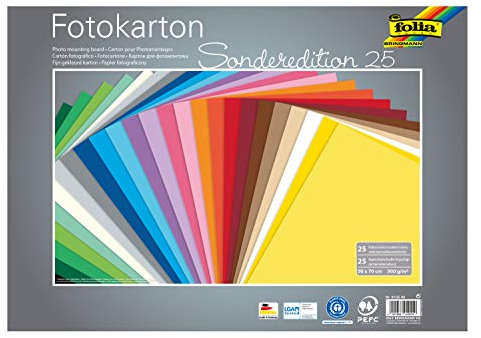 Marca Cartone 300 gr. in 25 Colori 50 x 70 cm