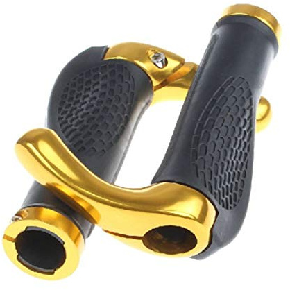 weimostar 1 Paar Fahrrad-Lenkergriffe, Mountainbike-Griffe, Mountainbike-Griffe für BMX, Floding Cycle, Fahrradgriff, Gold, 7 Goldfarben