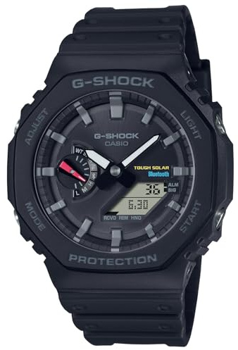 G-Shock Casio GAB2100-1A - Orologio analogico digitale da uomo, colore: nero, Nero, misura unica, Sportivo
