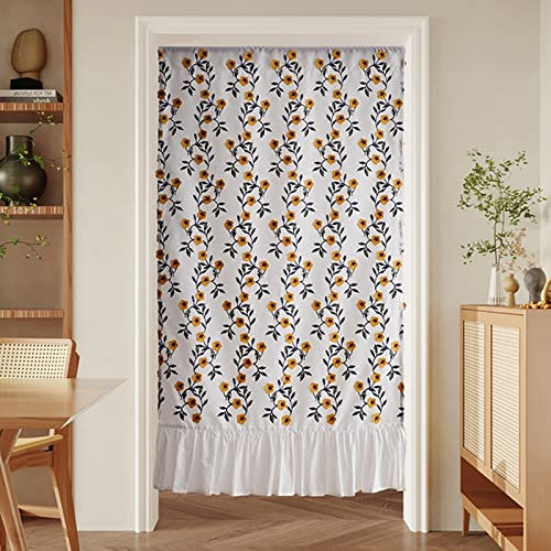 Kurze Fenstervorhänge,Privatsphäre Fenstervorhang,Weich Im Griff,Aquarelldruck,Scheibengardienen,Für Küchen, Keller, Cafés, Waschküchen,Verdunkelungsvorhang Für Küche Fenster ( Size : W70xL120cm )