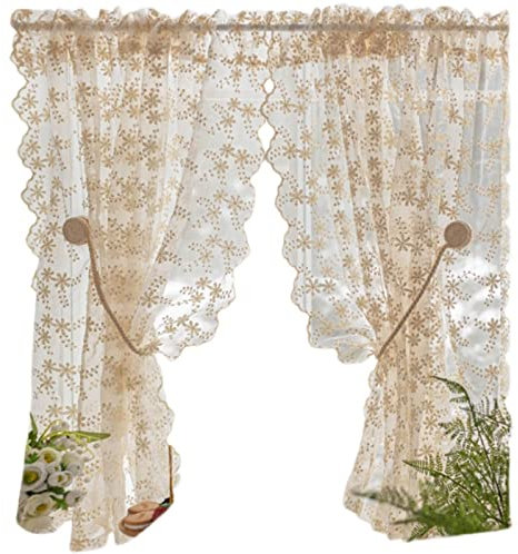 MANQILE Solide weiße Tüllvorhänge für Wohnzimmer, Baumwolle, Leinen, durchscheinender Voile-Organza-Vorhang für Schlafzimmer, Jalousien, Vorhänge