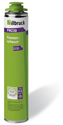 FM230 Bauschaum Fenster und Fassadenschaum PLUS, bis zu 30% flexibel, Montageschaum Fensterschaum hohe Schalldämmung Wärmedämmung 750ml Kombisets (ohne Reiniger/ohne Schaumpistole, 1x)
