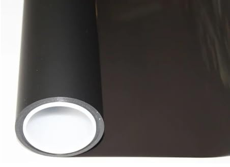 Dunkel Schwarz Rückprojektionsleinwand Folie Selbstklebend Projektor Leinwand Fenster Projektionsmaterial für Schaufenster, Messe, Heimkino usw (1000mm x 750mm)