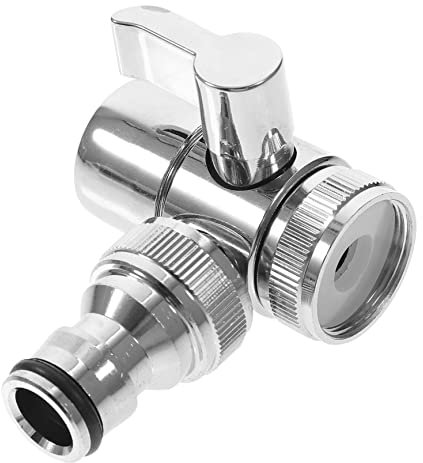 COLLBATH Faucet Adapter Diverter Valve Sink to Hose Adapter Water Line Splitter for Washing Machine