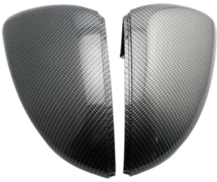 AJKSTDPV Auto Spiegelkappen RüCkspiegel Kappe Für Golf MK7 7,5 Für 7 Für Golf 7 R Für Touran L 2013-2020 Auto Rückspiegel Gehäuse Seite Flügel Rückspiegel Abdeckung(Carbon Fiber Pattern)