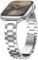 Anlinser Metallarmband Kompatibel mit Apple Watch Armband 42mm 41mm 40mm 38mm, Schmales Edelstahlarmband für iWatch Serie 10 9 8 7 6 5 4 3 2 1 SE (Silber)