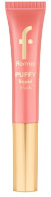 Flormar Puffy Liquid Blush 001 Pinky Glow | Flytande rouge med svampapplikator – fuktgivande och strålande finish
