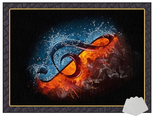 Drum Teppich rutschfeste Schlagzeugteppich Schallschutz Teppich Matte, Elektronisches Schlagzeug Rug, Professionelles Schallschutzmatte, Dicht Gewebter Oberfläche Zubehör für Drum Kit 120 x 70 cm